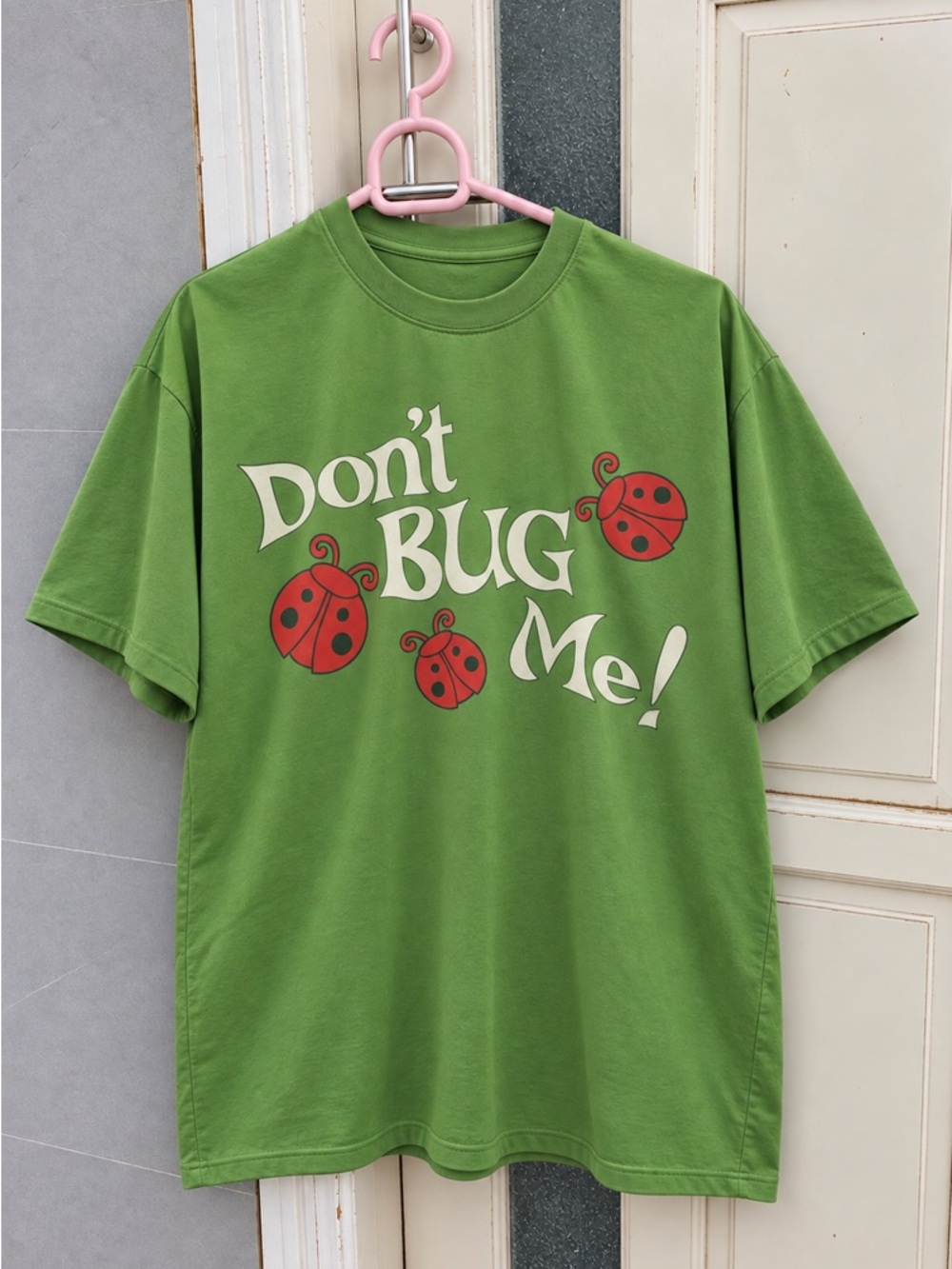 Don't Bug Me! Graphic Whimsical Kiwi Green T-Shirt